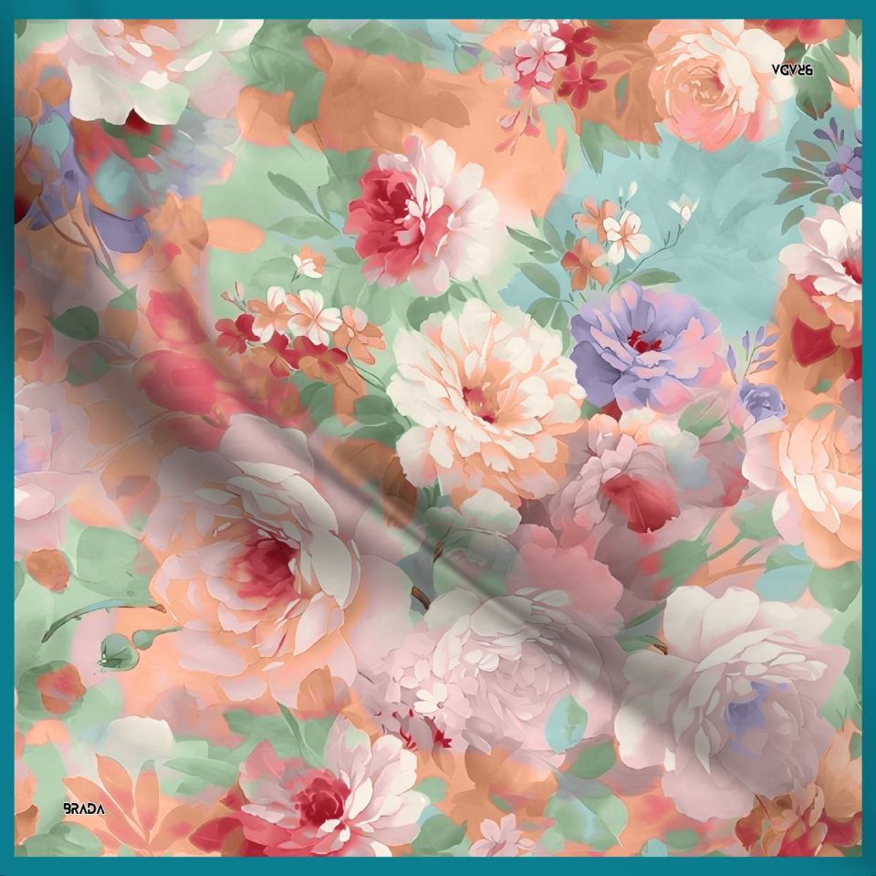 Brada Tivil İpek Eşarp – Zamansız Şıklığa İpeksi Dokunuş