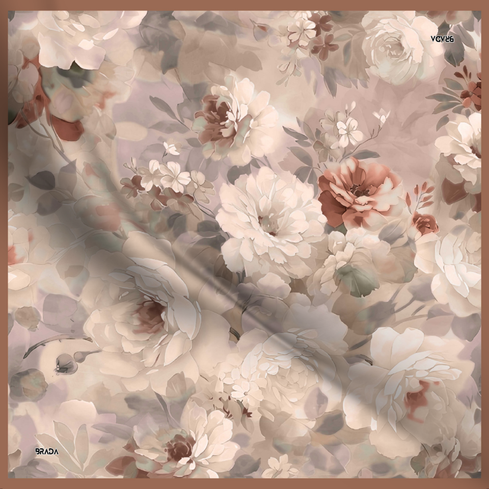 Brada Tivil İpek Eşarp – Zamansız Şıklığa İpeksi Dokunuş