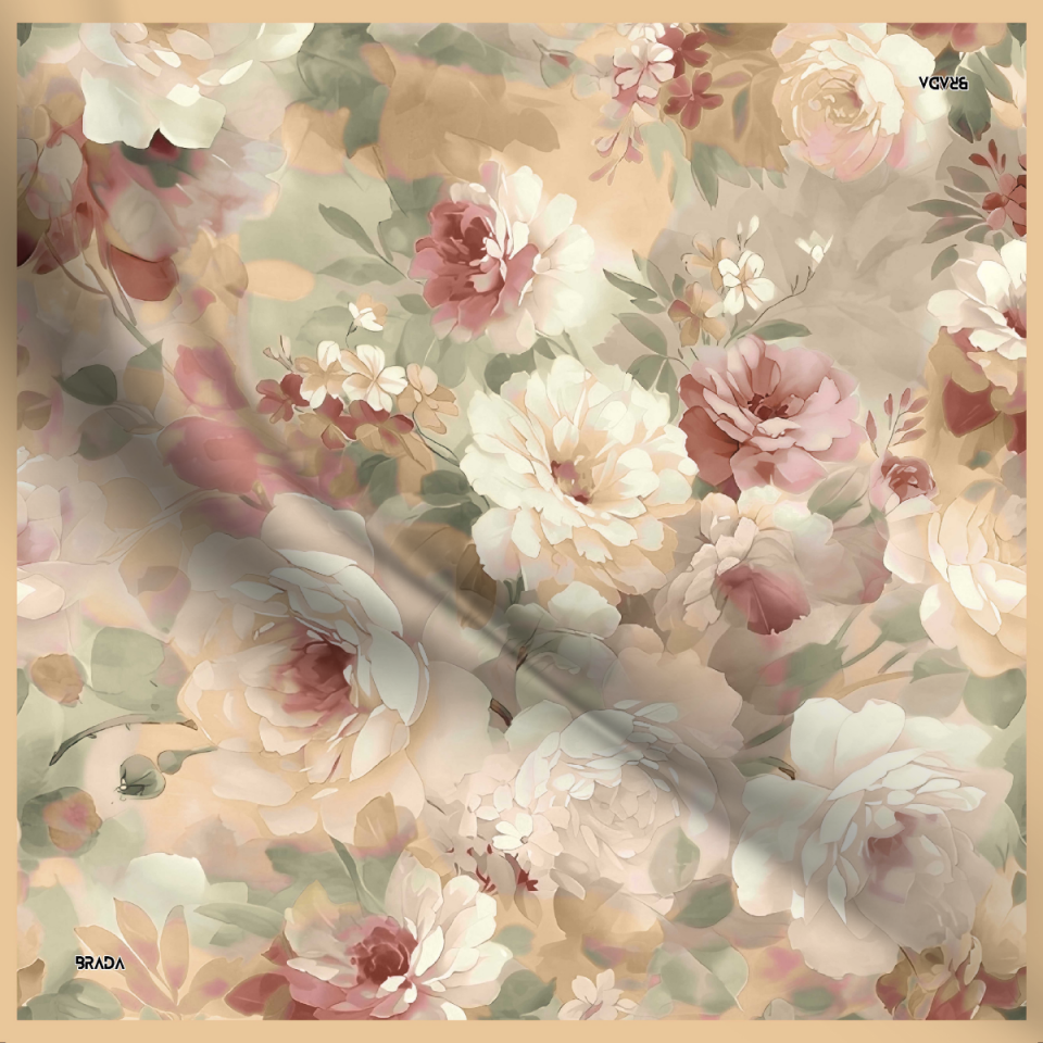 Brada Tivil İpek Eşarp – Zamansız Şıklığa İpeksi Dokunuş