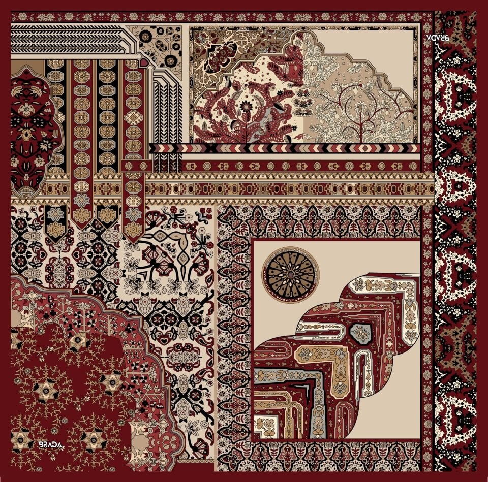 Brada Tivil İpek Eşarp – Zamansız Şıklığa İpeksi Dokunuş