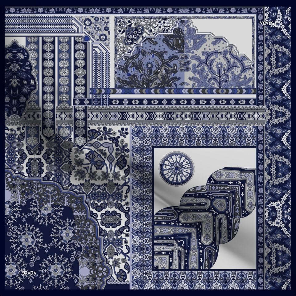 Brada Tivil İpek Eşarp – Zamansız Şıklığa İpeksi Dokunuş