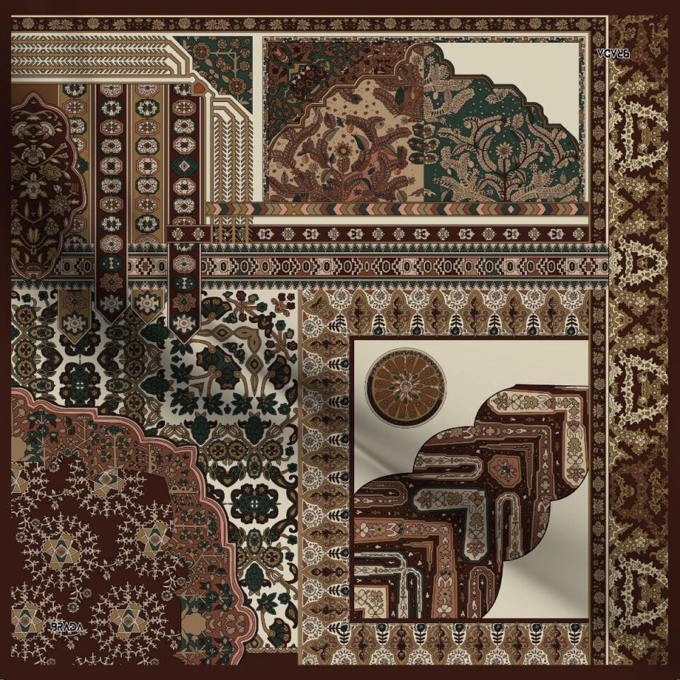 Brada Tivil İpek Eşarp – Zamansız Şıklığa İpeksi Dokunuş