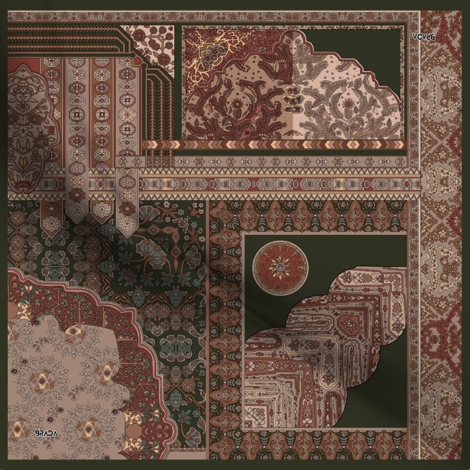 Brada Tivil İpek Eşarp – Zamansız Şıklığa İpeksi Dokunuş