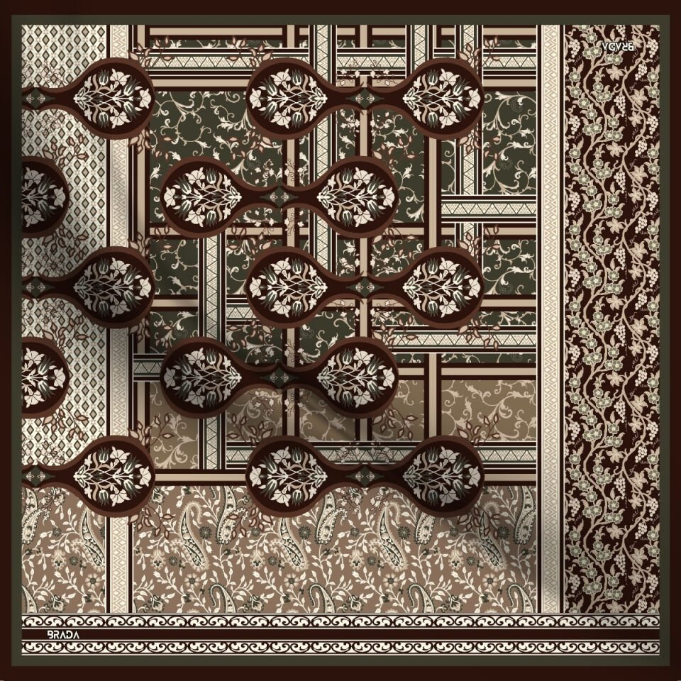 Brada Tivil İpek Eşarp – Zamansız Şıklığa İpeksi Dokunuş