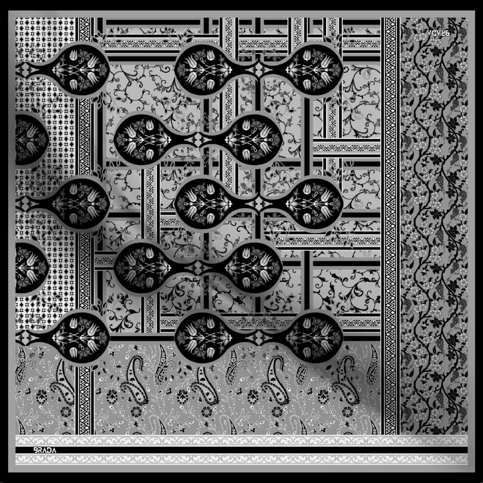 Brada Tivil İpek Eşarp – Zamansız Şıklığa İpeksi Dokunuş