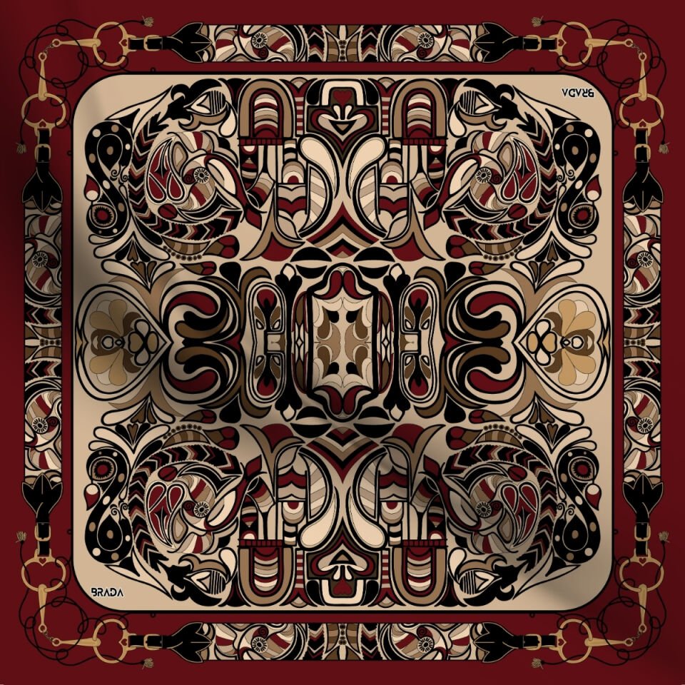 Brada Tivil İpek Eşarp – Zamansız Şıklığa İpeksi Dokunuş