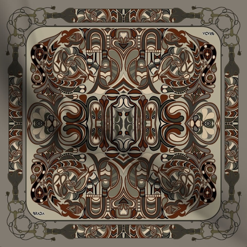 Brada Tivil İpek Eşarp – Zamansız Şıklığa İpeksi Dokunuş