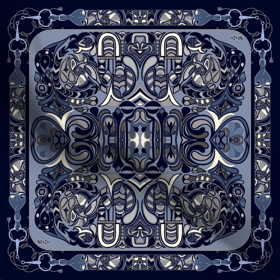 Brada Tivil İpek Eşarp – Zamansız Şıklığa İpeksi Dokunuş