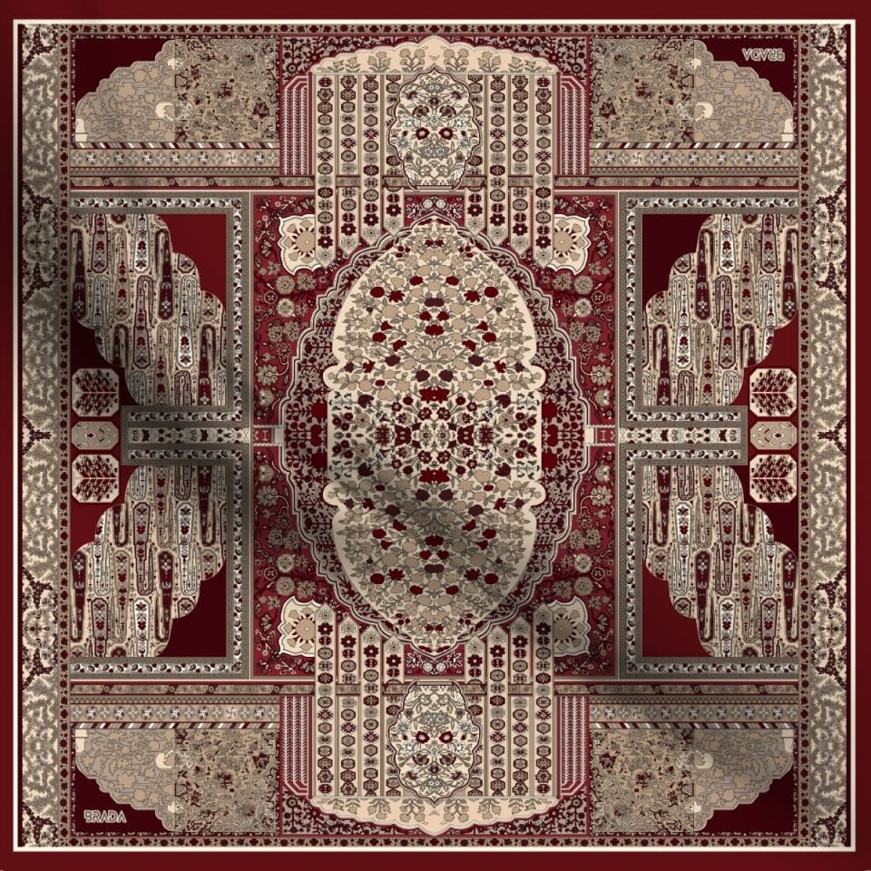 Brada Tivil İpek Eşarp – Zamansız Şıklığa İpeksi Dokunuş