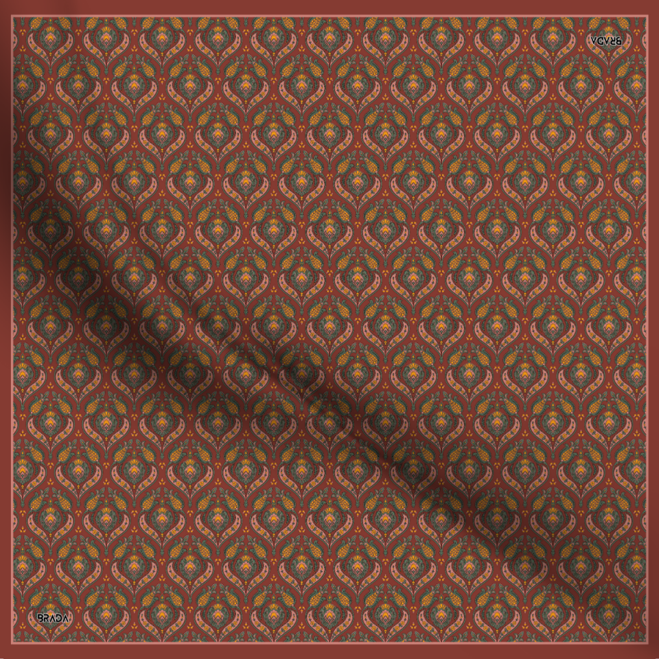 Brada Tivil İpek Eşarp – Zamansız Şıklığa İpeksi Dokunuş