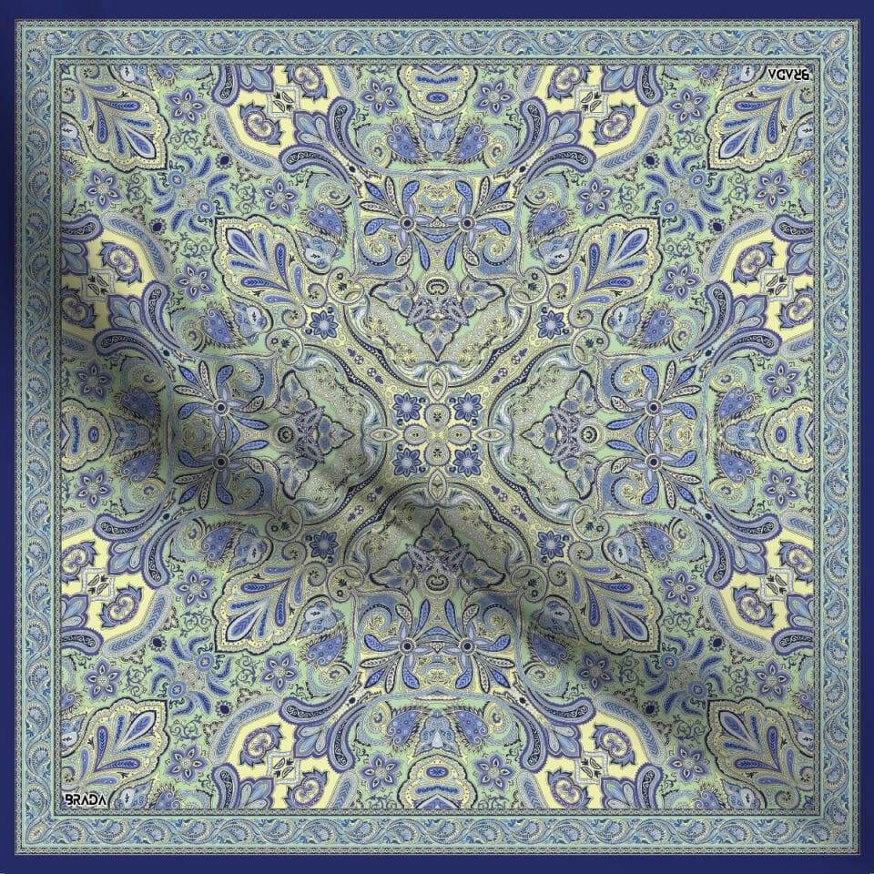 Brada Tivil İpek Eşarp – Zamansız Şıklığa İpeksi Dokunuş