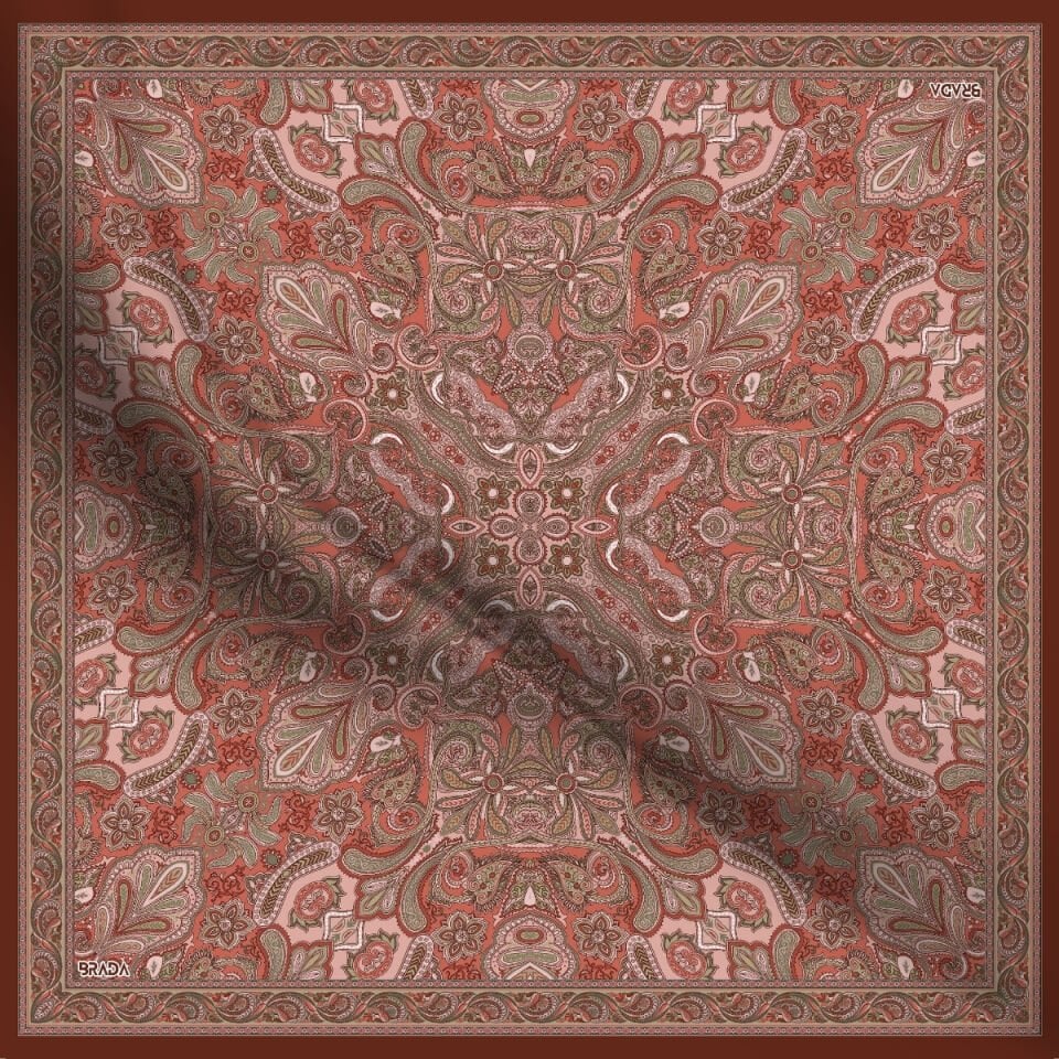 Brada Tivil İpek Eşarp – Zamansız Şıklığa İpeksi Dokunuş