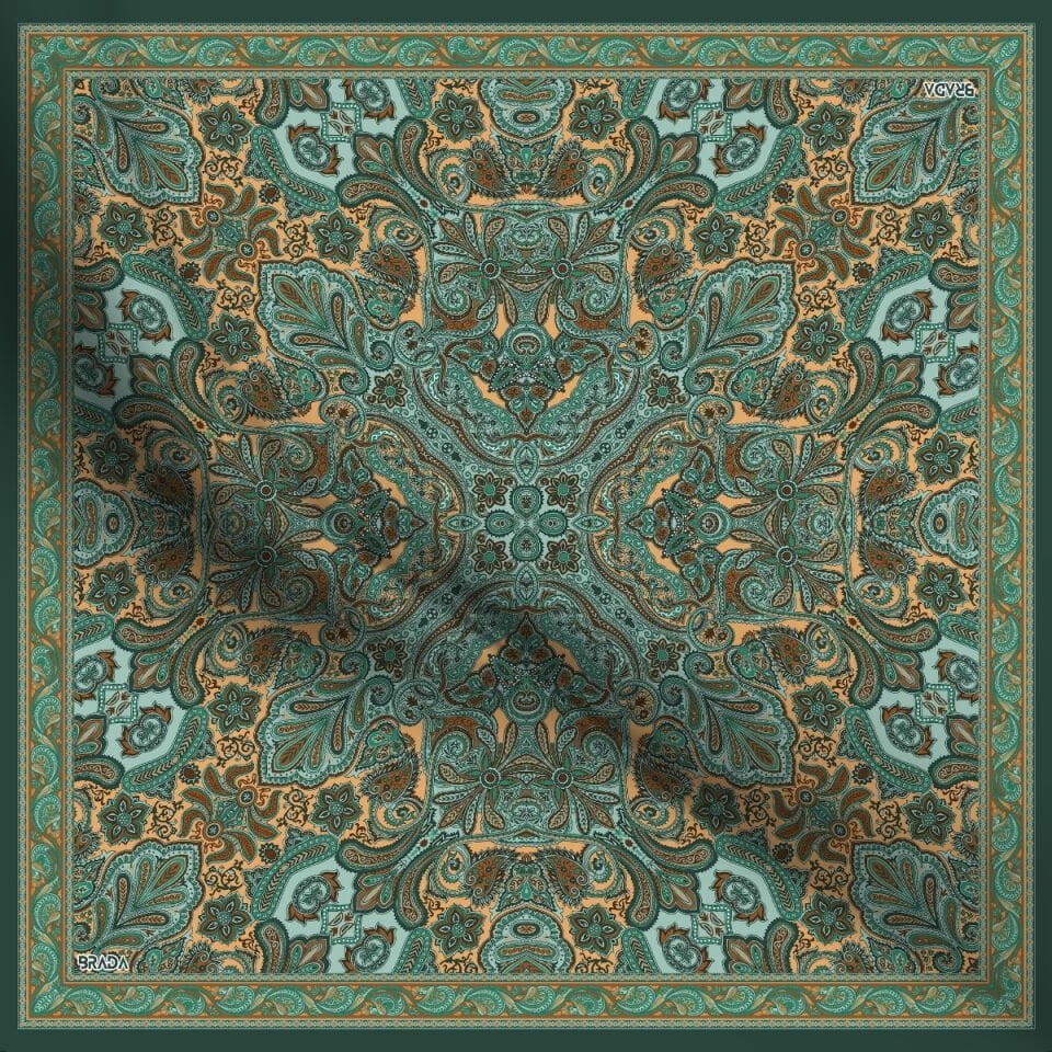 Brada Tivil İpek Eşarp – Zamansız Şıklığa İpeksi Dokunuş