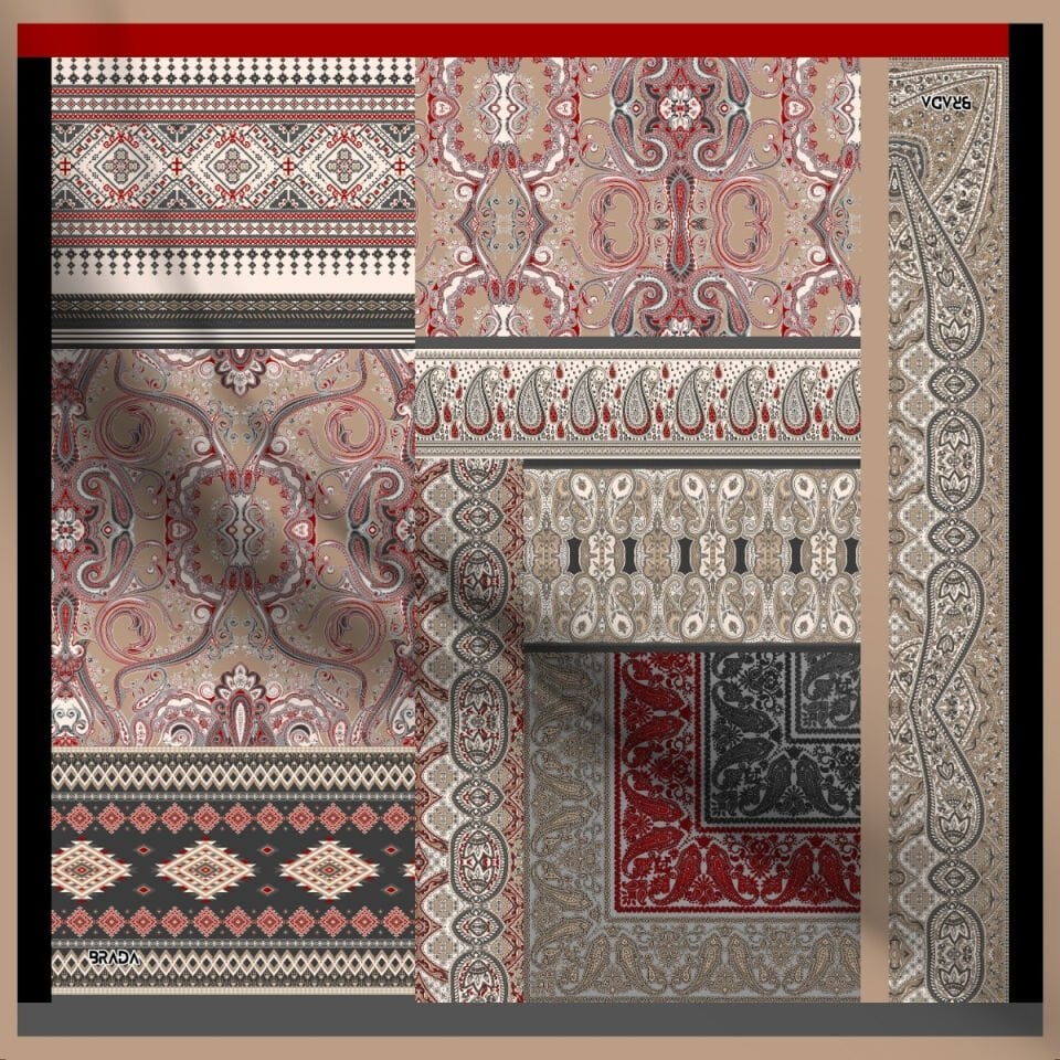 Brada Tivil İpek Eşarp – Zamansız Şıklığa İpeksi Dokunuş