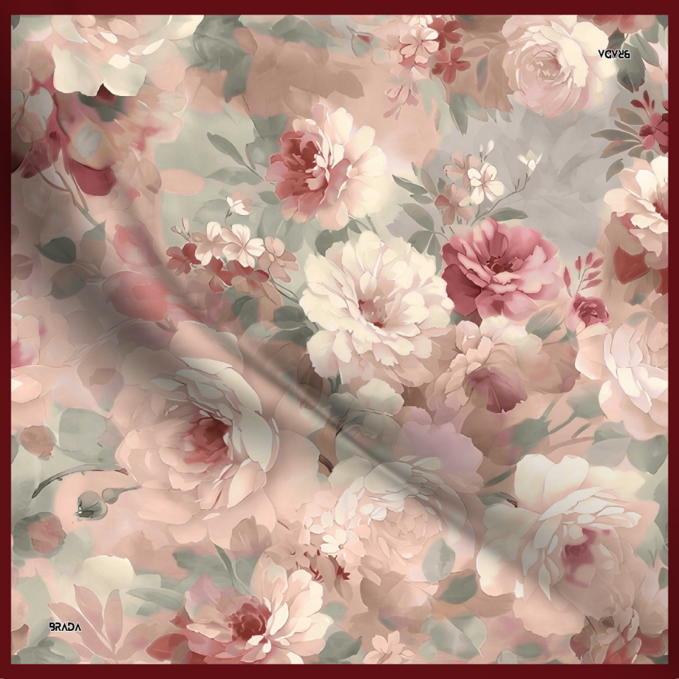 Brada Tivil İpek Eşarp – Zamansız Şıklığa İpeksi Dokunuş